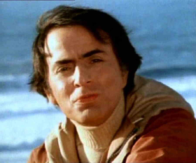 Carl Sagan explaining the Universe